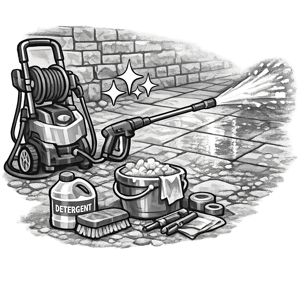 Pressure washing icon