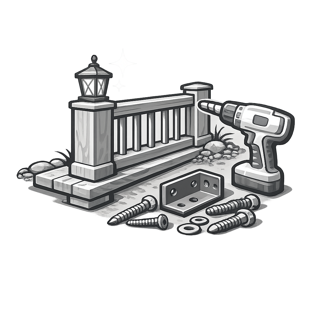 Deck railing and add-ons icon for Marietta GA