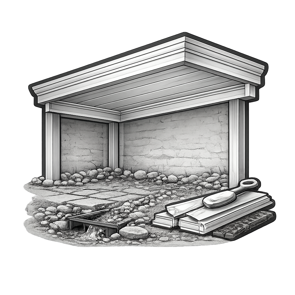 Under deck ceiling system icon